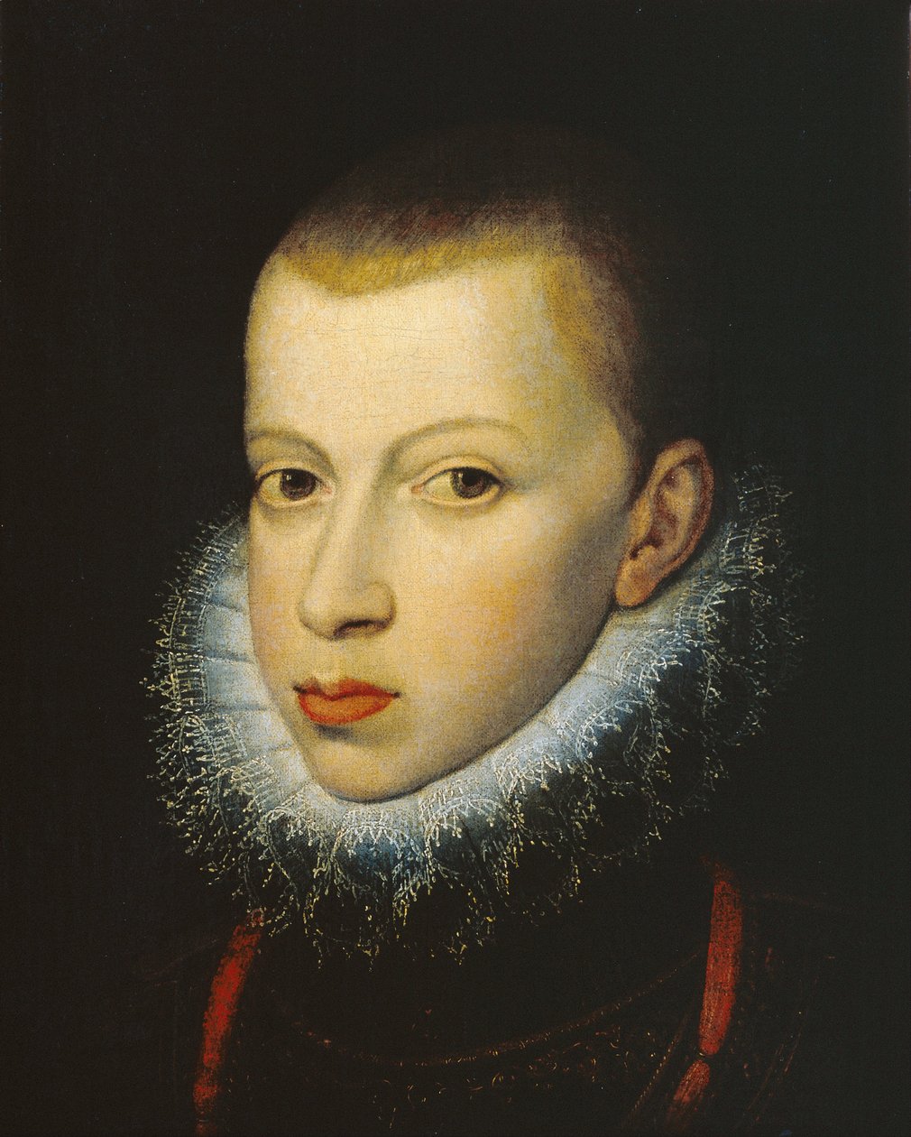 Portræt af Filip III 1578-1621, konge af Spanien og Portugal af Juan Pantoja de la Cruz
