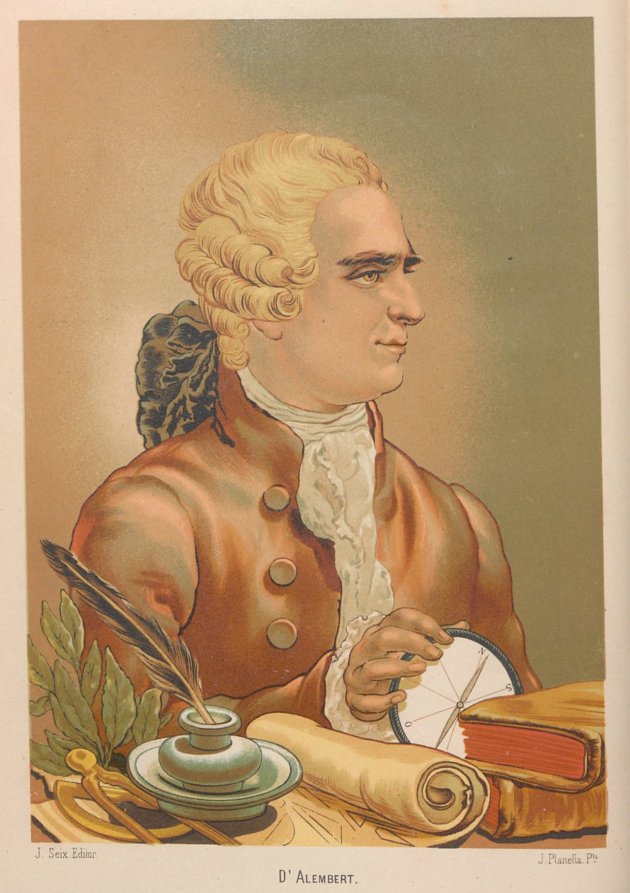 Portræt af Jean le Rond D