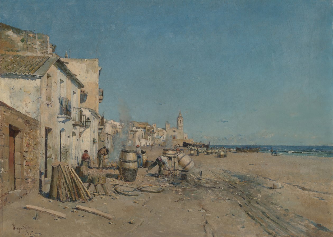 Sitges, 1800-tallet. af Juan Roig y Soler