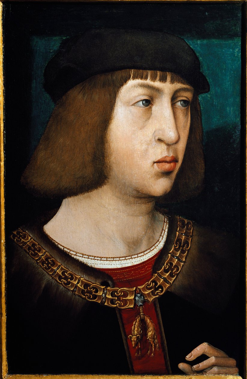 Portræt af kongen af Castilla Philip I (Philip af Habsburg kaldet Filip den Smukke) af Juan de Flandes