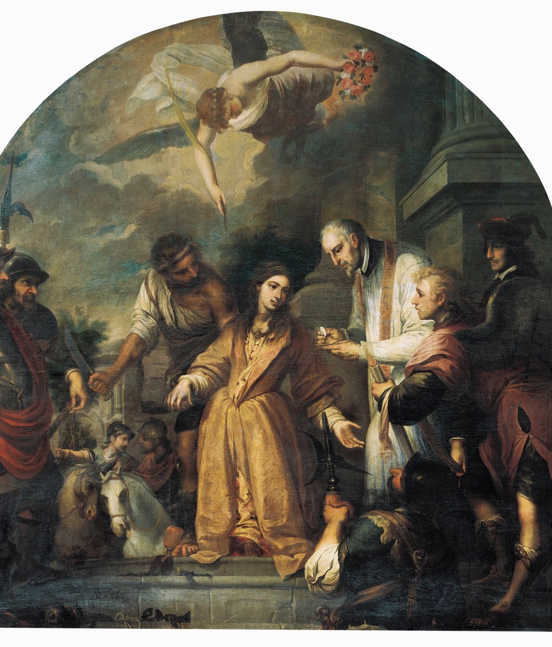 Den sidste nadver af St. Agatha af Juan de Sevilla Romero y Escalante