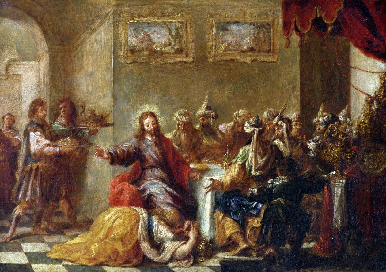 Kristus i farisæeren Simons hus, 1660 af Juan de Valdes Leal