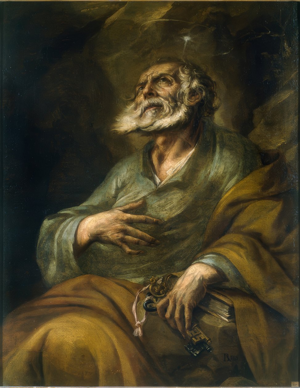 Der reuige Petrus af Juan de Valdes Leal