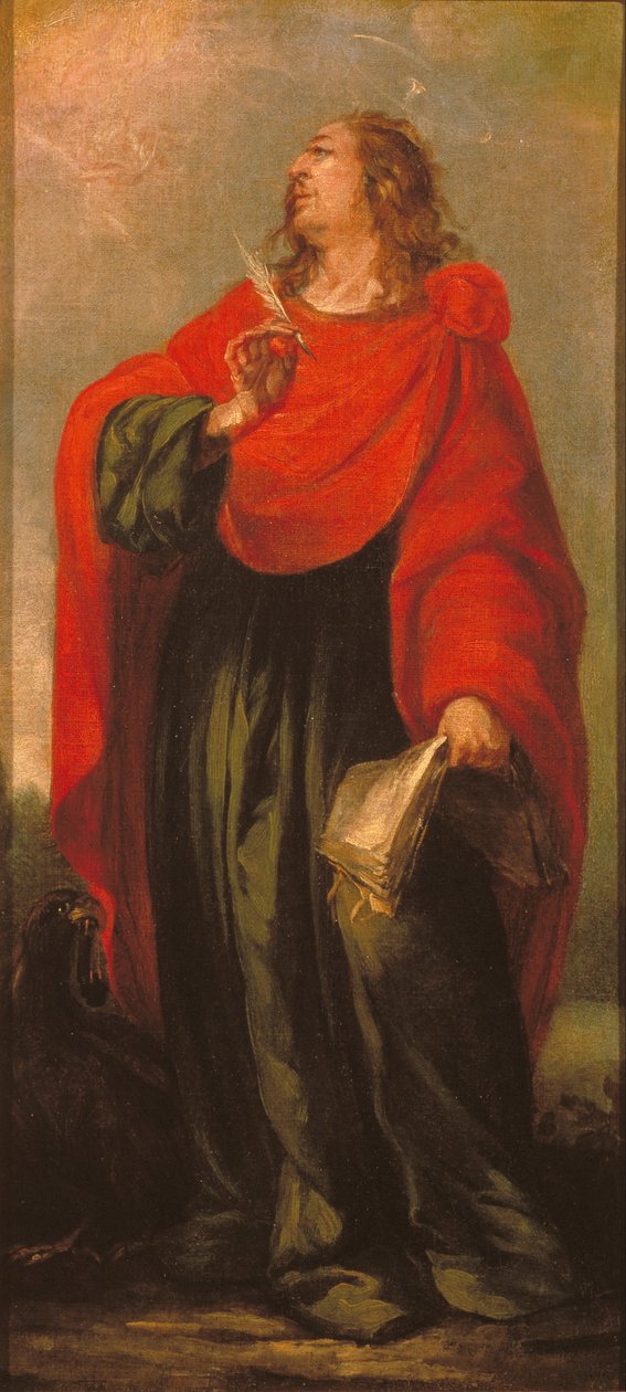 Den hellige Johannes Evangelisten af Juan de Valdes Leal