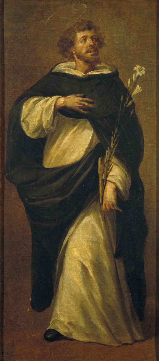 Saint Dominic de Guzmán af Juan de Valdes Leal