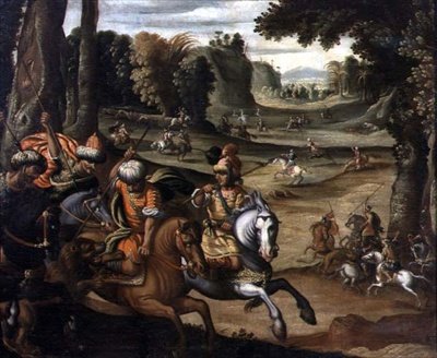 Løvejagten af Juan de la Corte