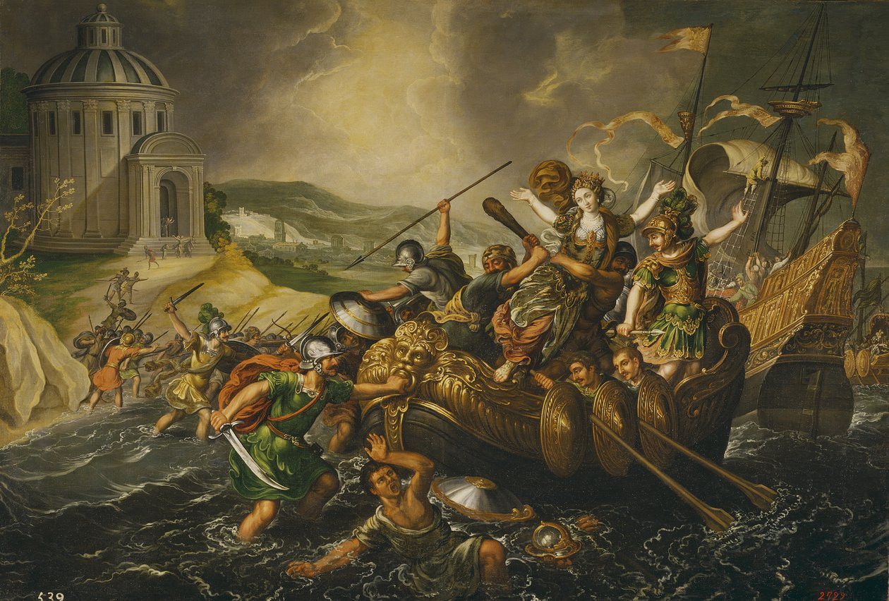 The Rape of Helen, midten af det 17. århundrede. af Juan de la Corte