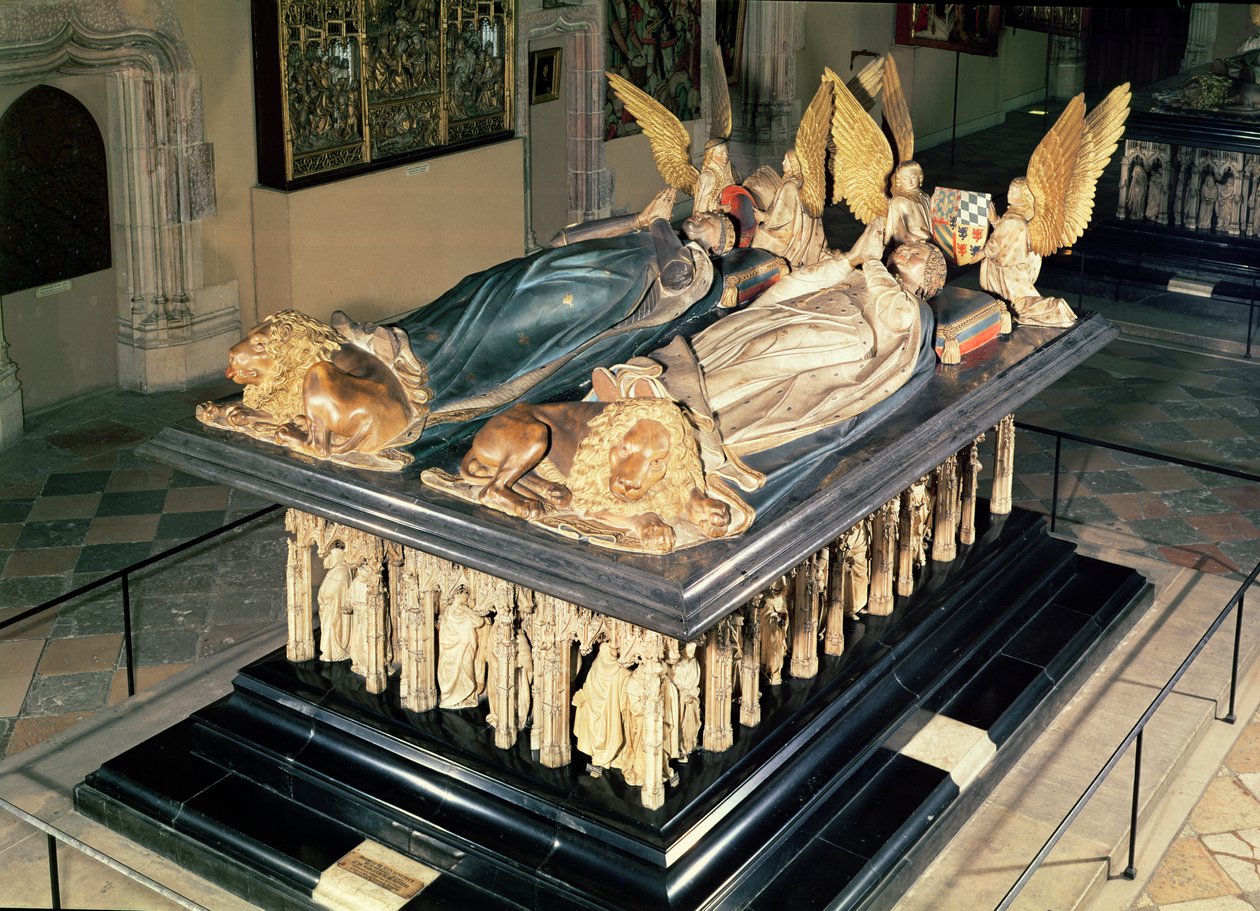 Grav af Johannes den Frygtløse (1371-1419) og Margaret af Bayern (1376-1434) hertug og hertuginde af Bourgogne, 1444-70 af Juan de la Huerta