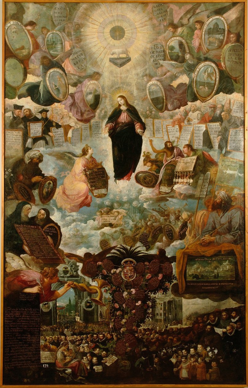 Allegori om den ubesmittede jomfru af Juan de las Roelas