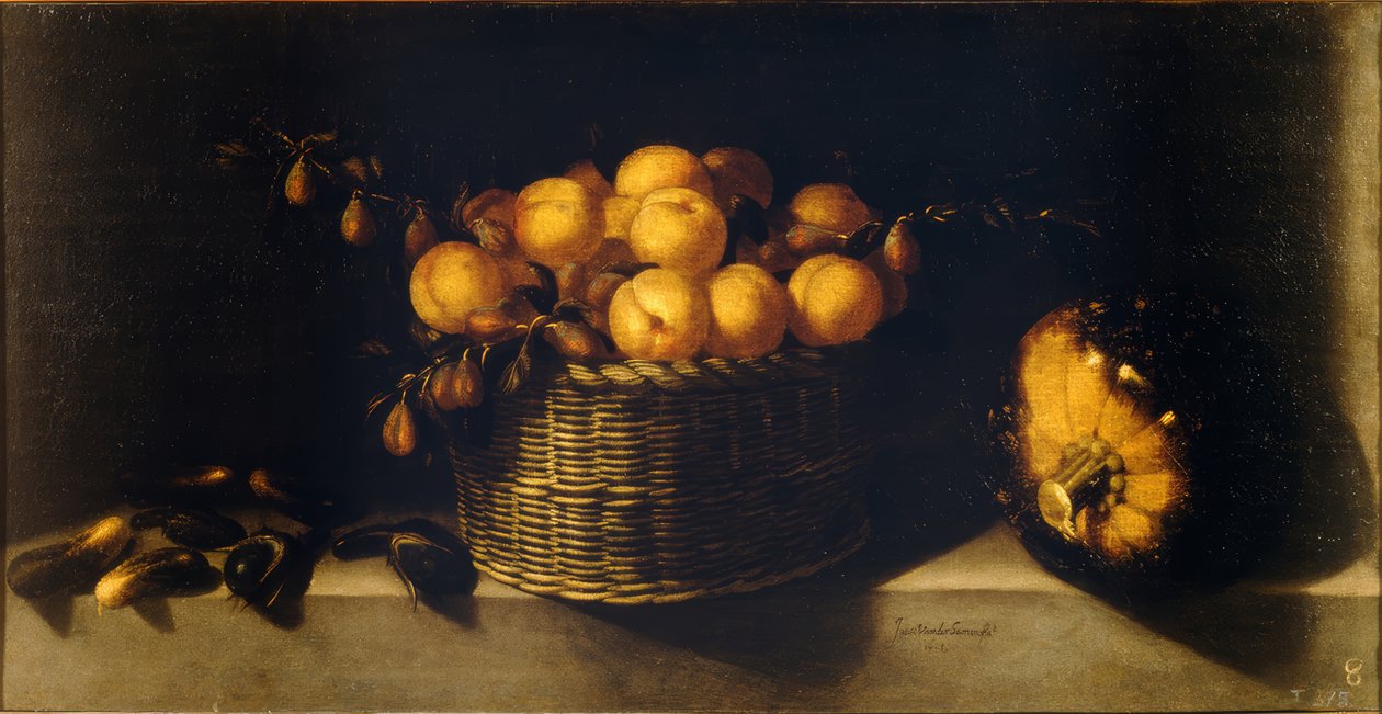 Stilleben med frugt og grøntsager af Juan van der Hamen y Leon