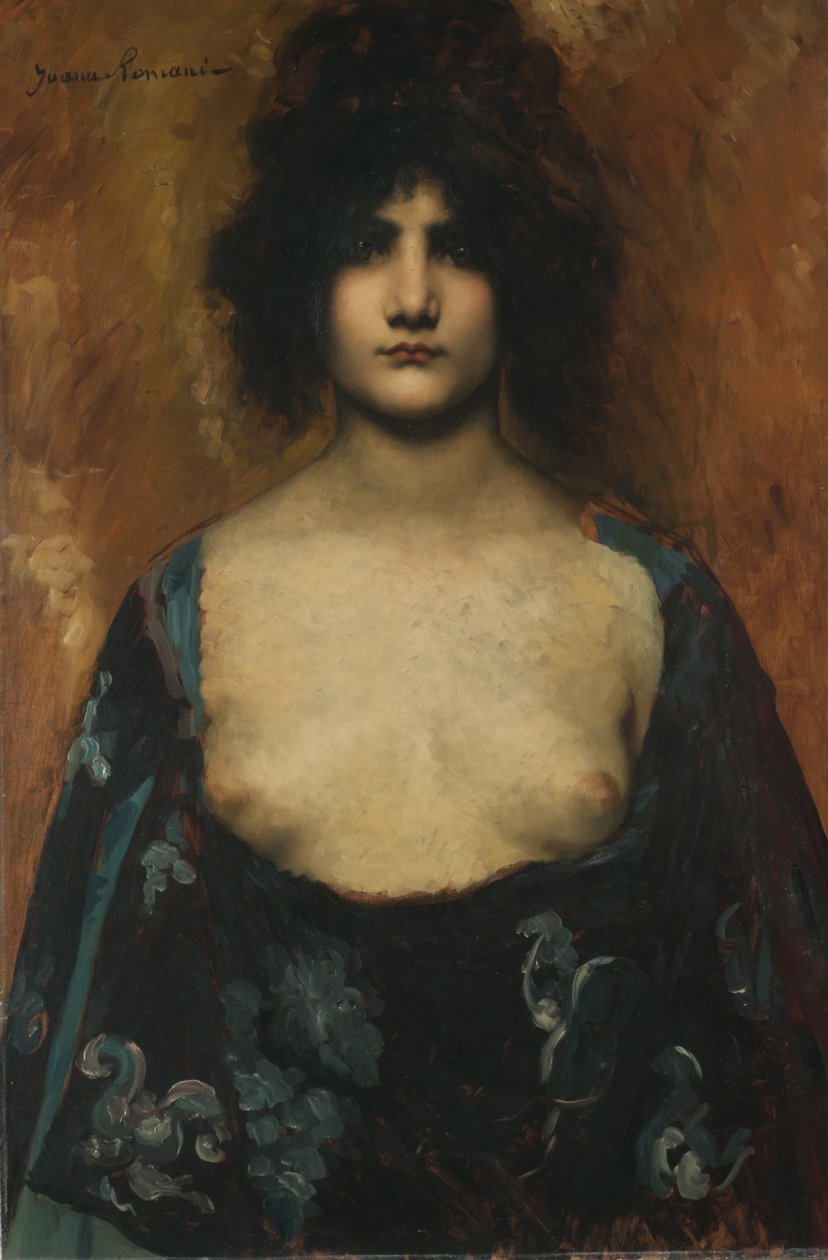 Orientalsk pige, ca 1890-1895. af Juana Romani