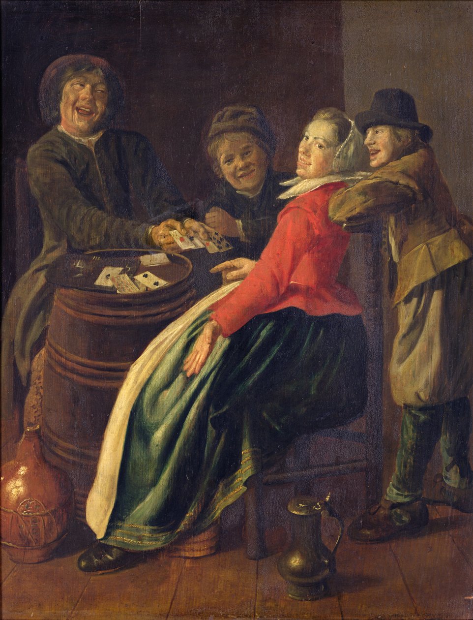 Et spil med kort af Judith Leyster