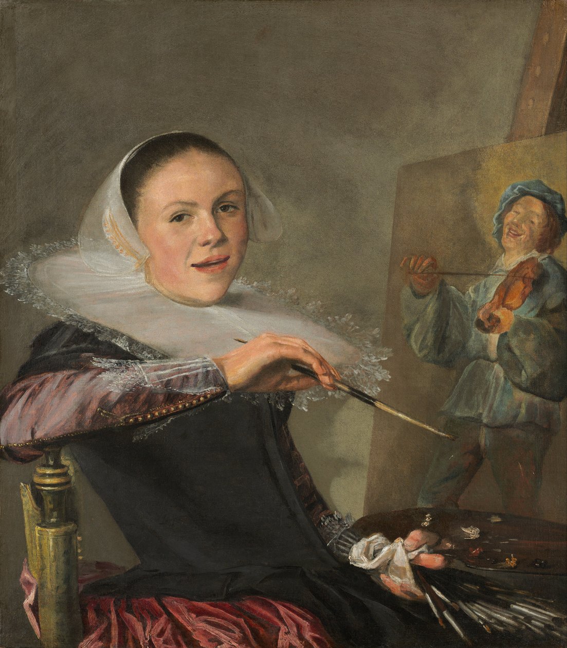 Selvportræt af Judith Leyster