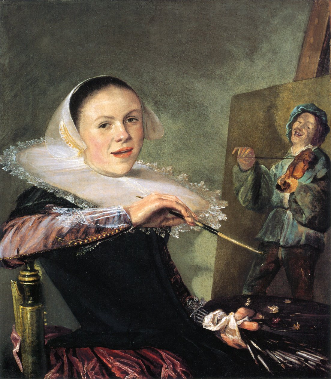 Selvportræt af Judith Leyster