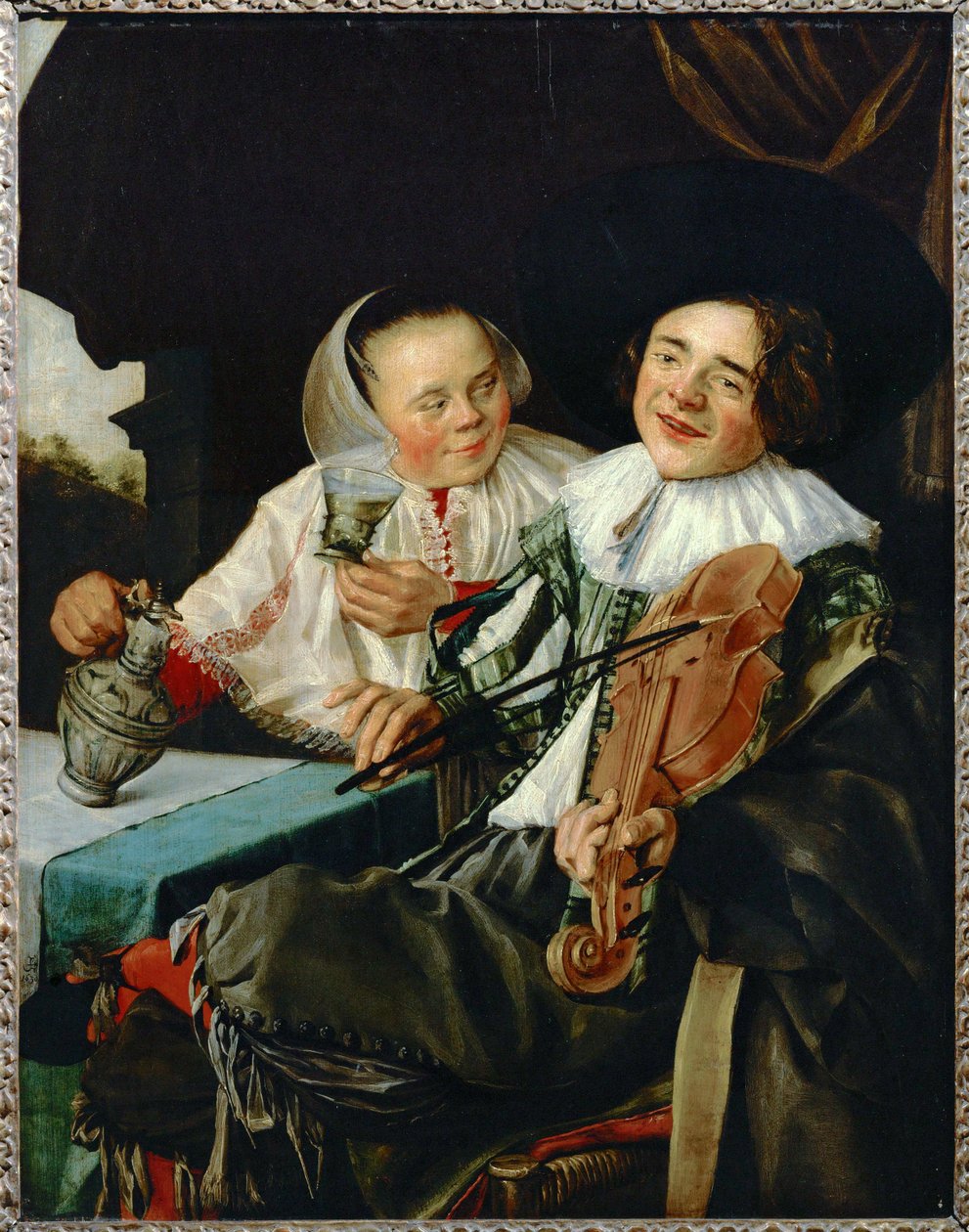 La joyeuse companie - det glade selskab ... af Judith (attr. to) Leyster