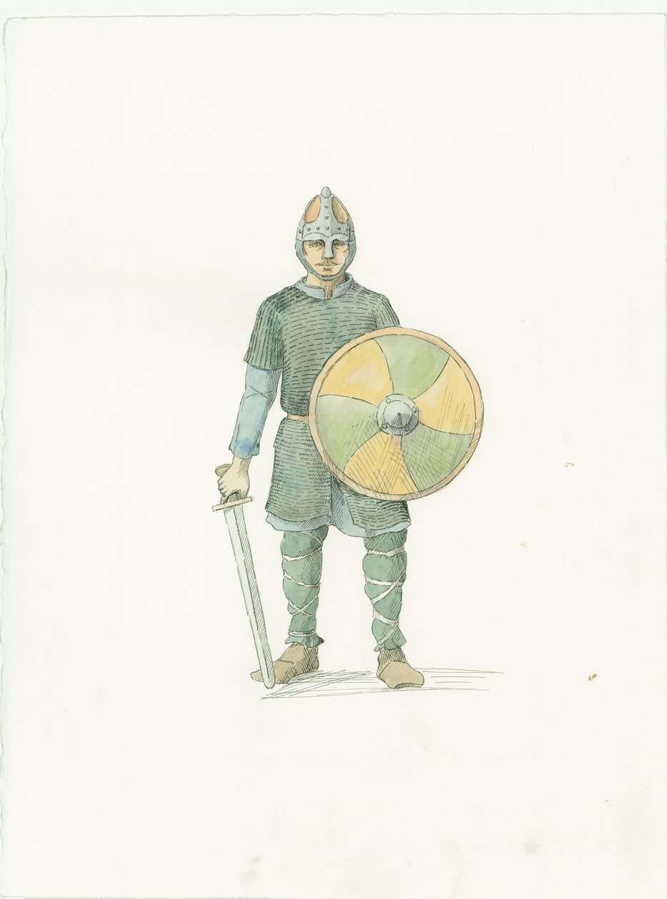 En saksisk fyrdman, c1066 2015. af Judith Dobie