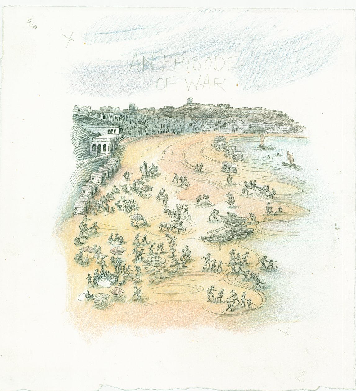 Tysk flådebombardement af Scarborough, North Yorkshire, 1914 2014. af Judith Dobie