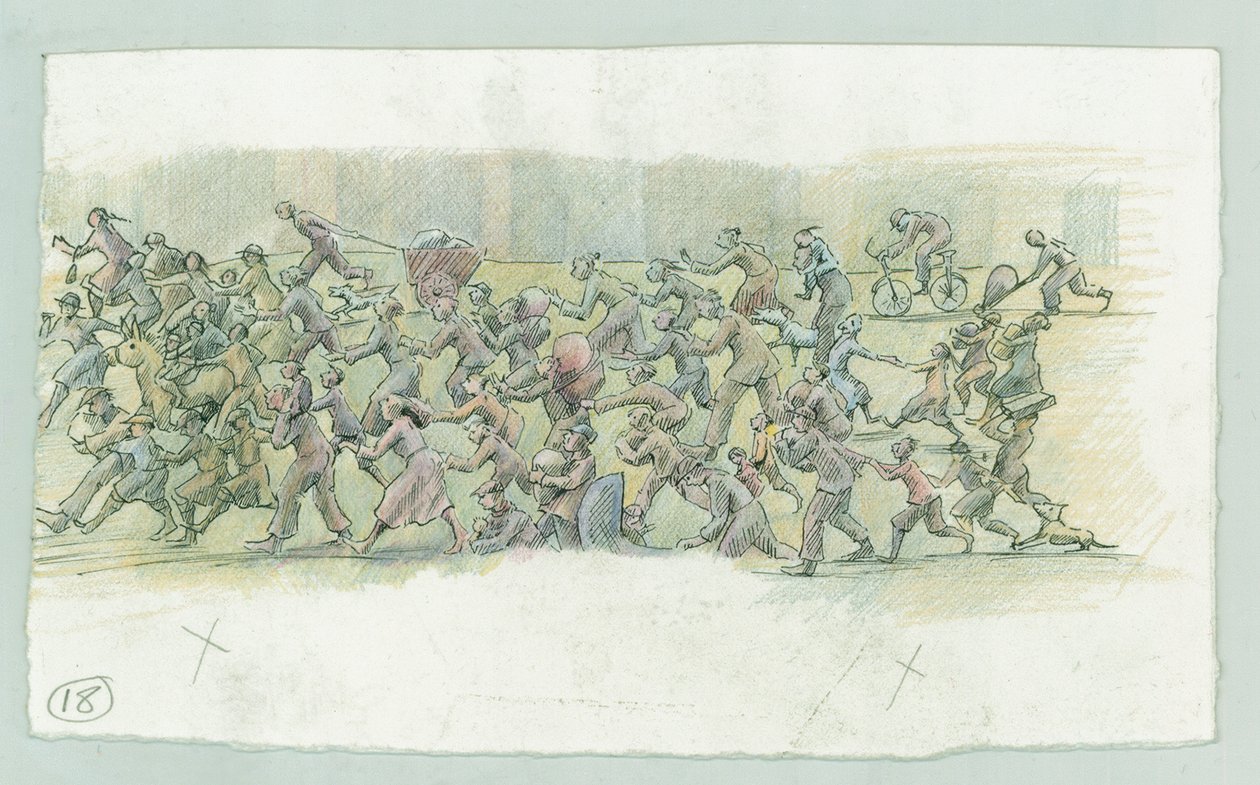Tysk flådebombardement af Scarborough, North Yorkshire, 1914 2014. af Judith Dobie