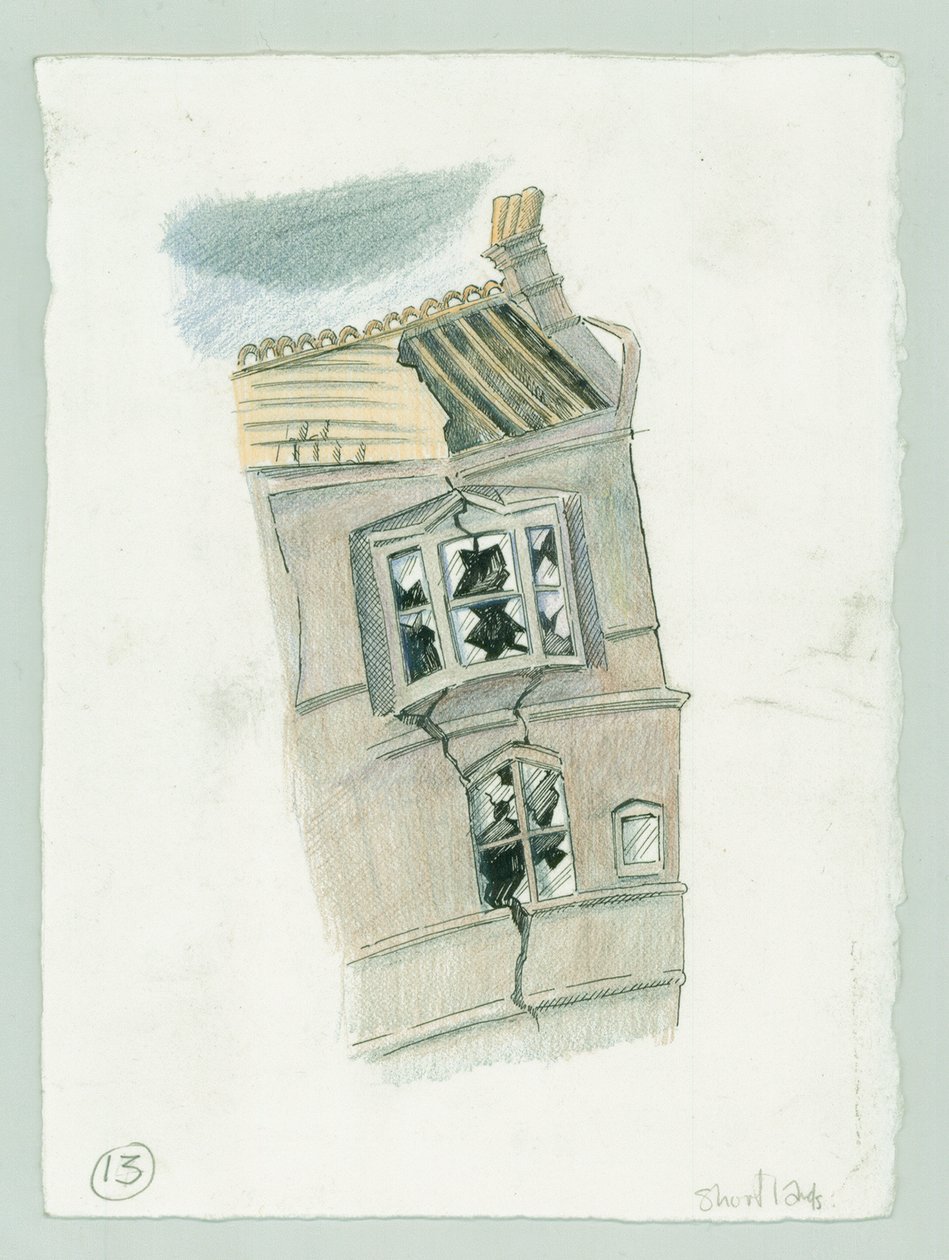 Tysk flådebombardement af Scarborough, North Yorkshire, 1914 2014. af Judith Dobie