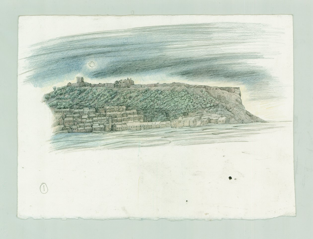 Tysk flådebombardement af Scarborough, North Yorkshire, 1914 2014. af Judith Dobie