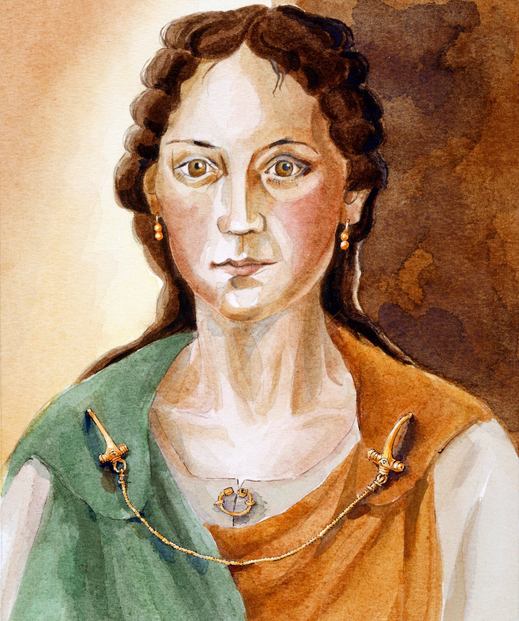 Romersk kvinde, slutningen af det 2. århundrede, c1990-2010 af Judith Dobie
