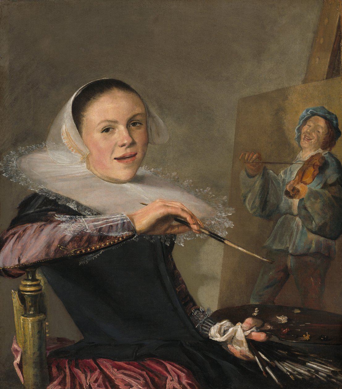 Selvportræt af Judith Leyster