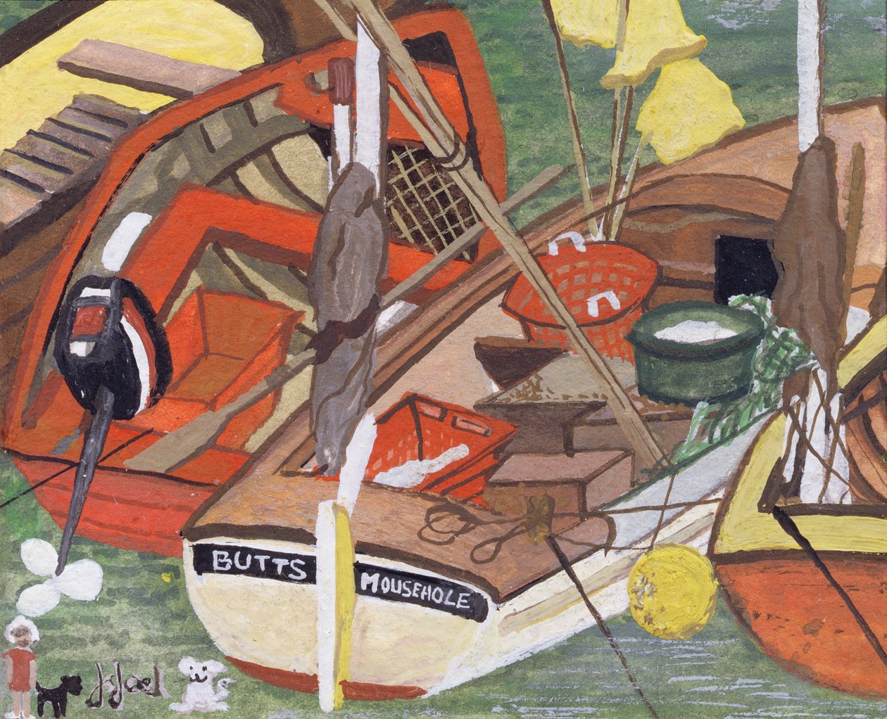 Butts of Mousehole, 1995 af Judy Joel