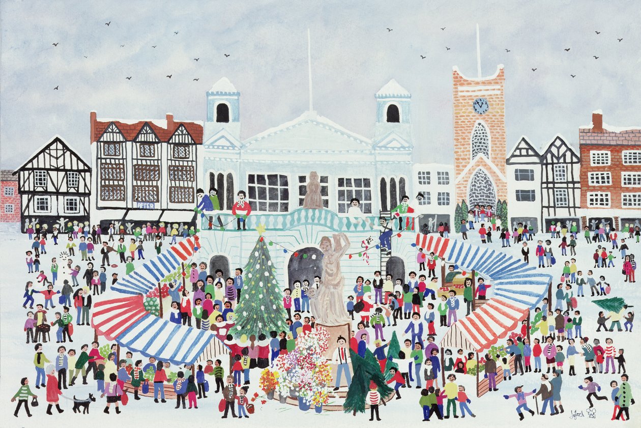 Kingston Market, Surrey af Judy Joel