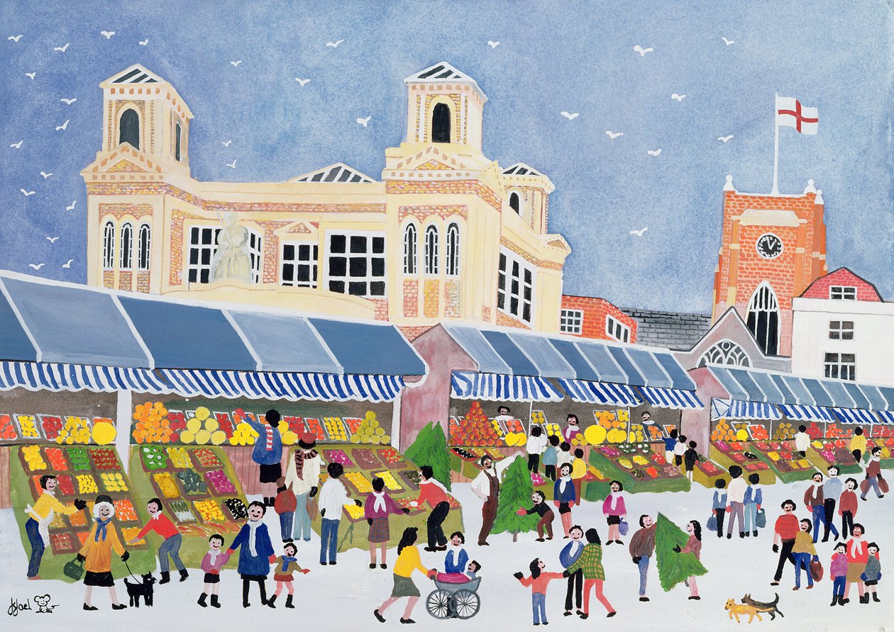 Kingston Market, Surrey af Judy Joel