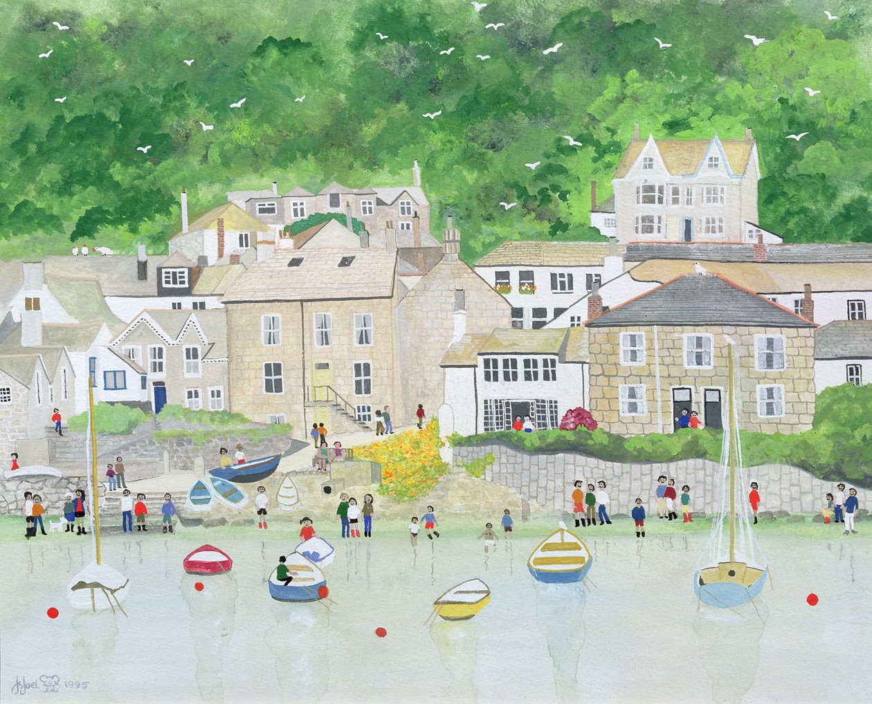 Fredfyldt Mousehole, 1995 af Judy Joel