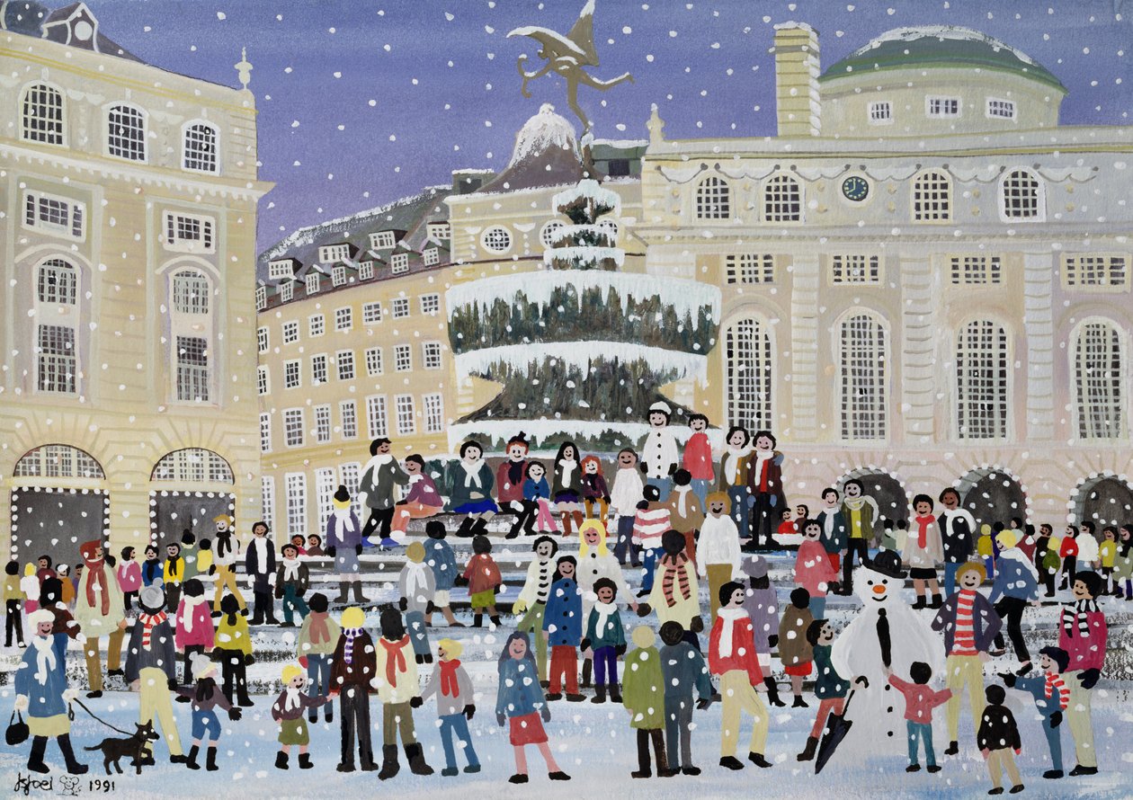 Piccadilly Snescene af Judy Joel