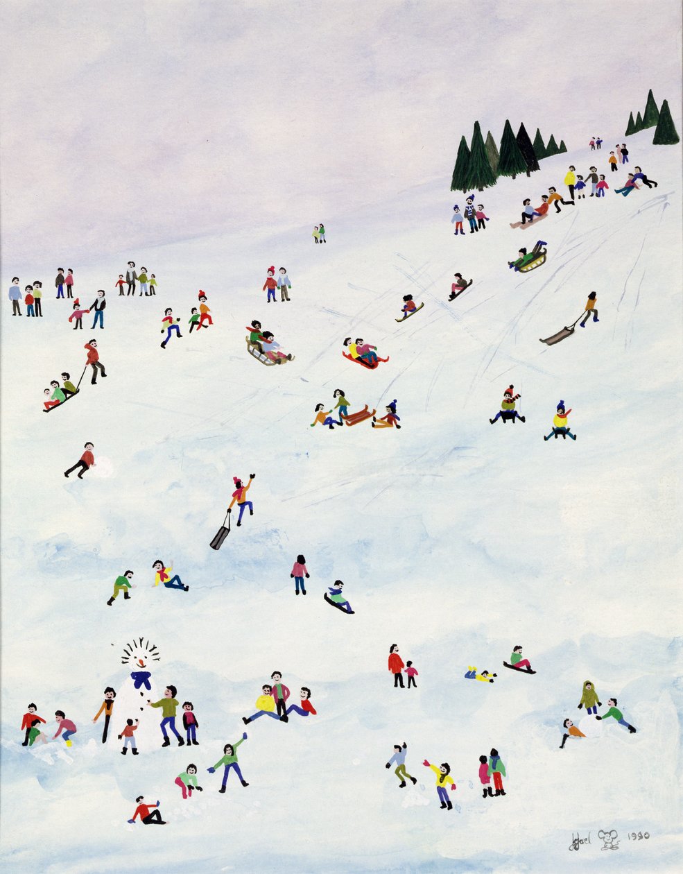Toboggan or Not Toboggan, 1990 af Judy Joel