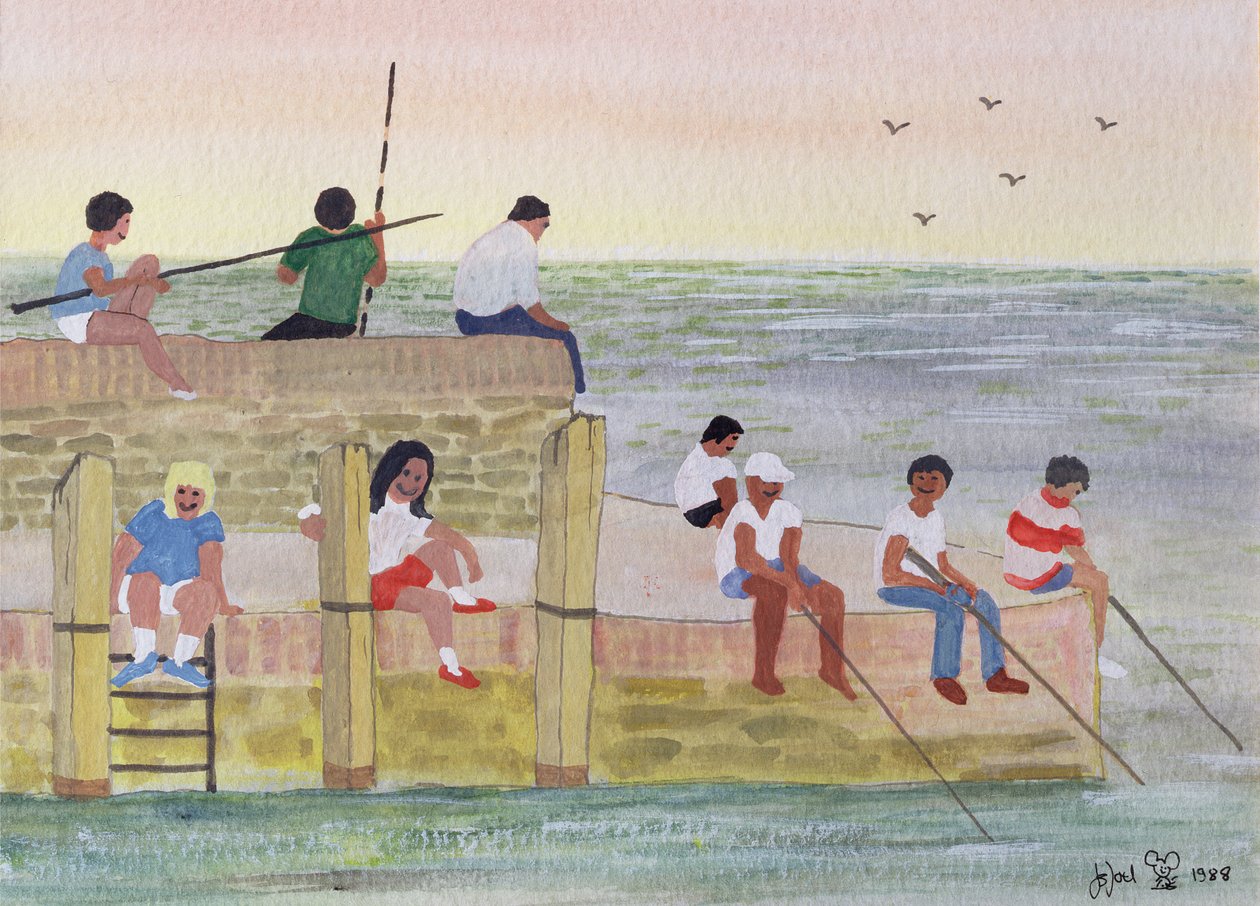 Twilight Fishing, 1988 af Judy Joel