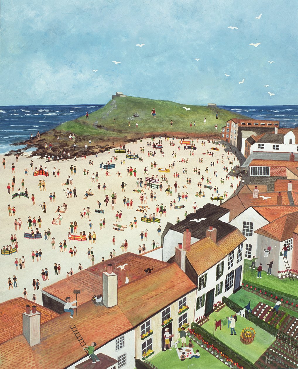 Udsigt fra Tate Gallery St. Ives af Judy Joel