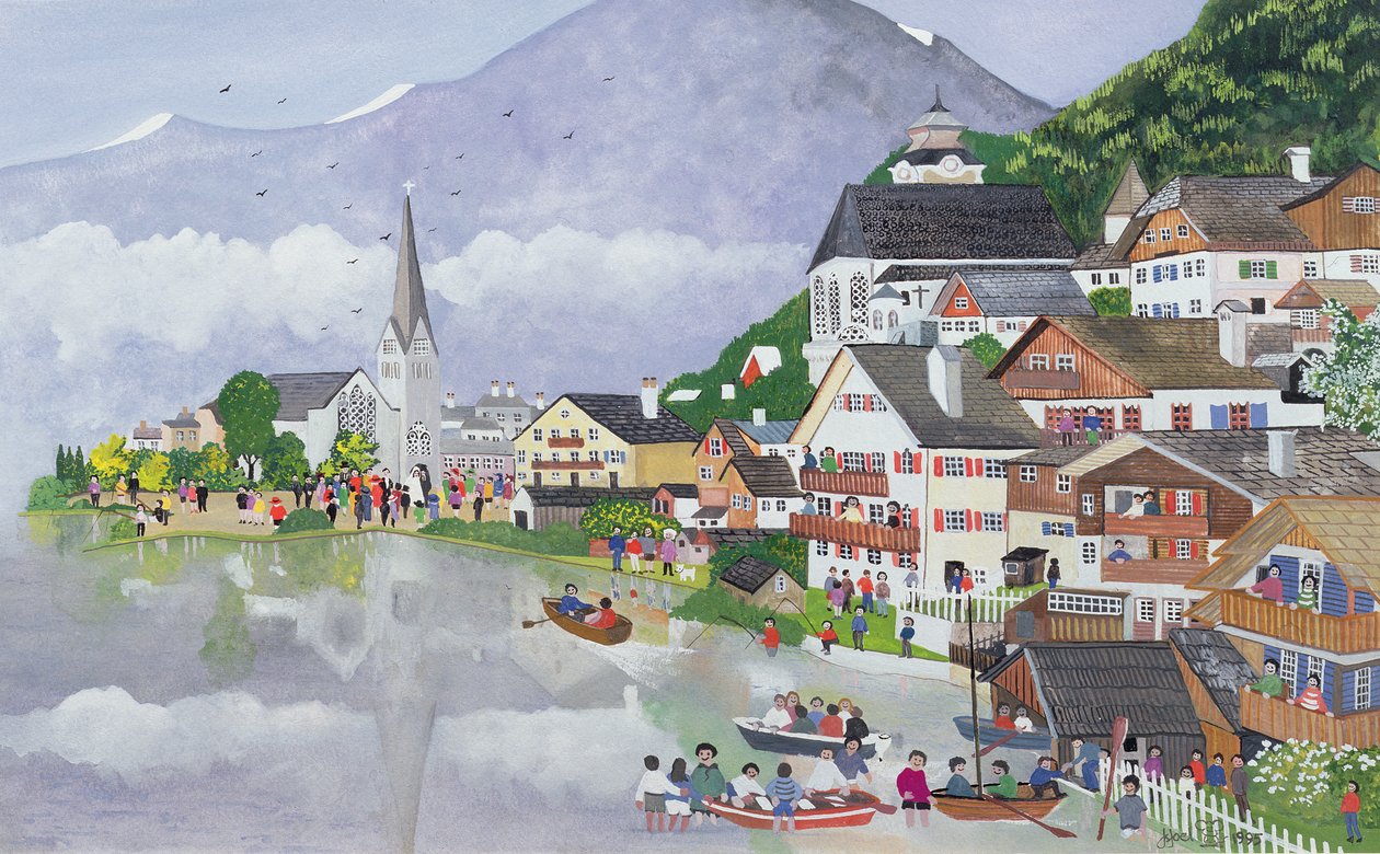 Hallstadt, Østrig, 1995 af Judy Joel