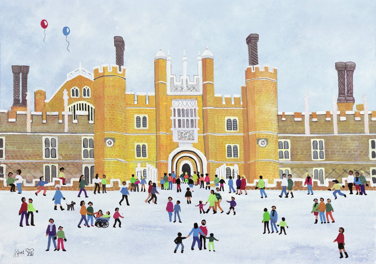 Hampton Court Front, 1991 af Judy Joel