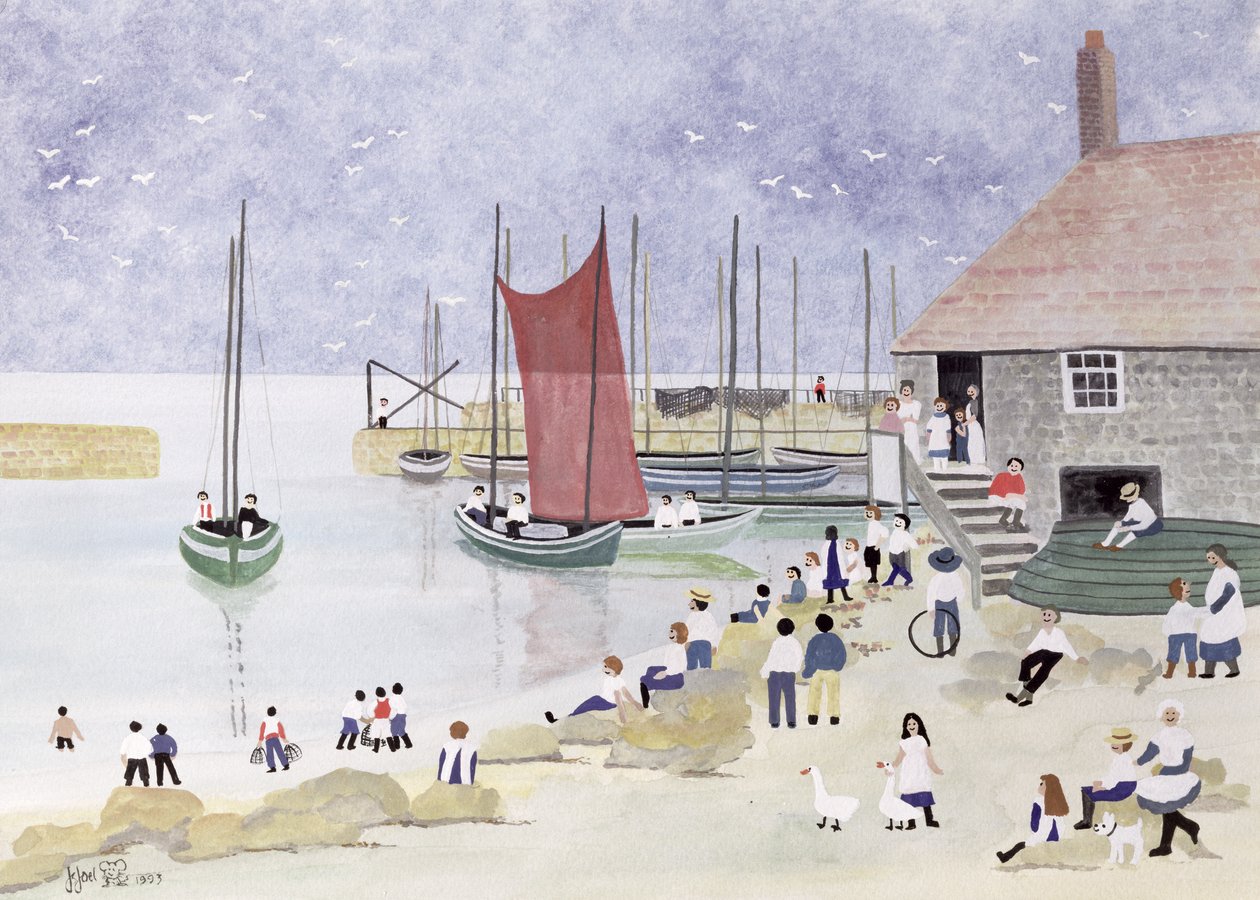 Old Mousehole, 1993 af Judy Joel