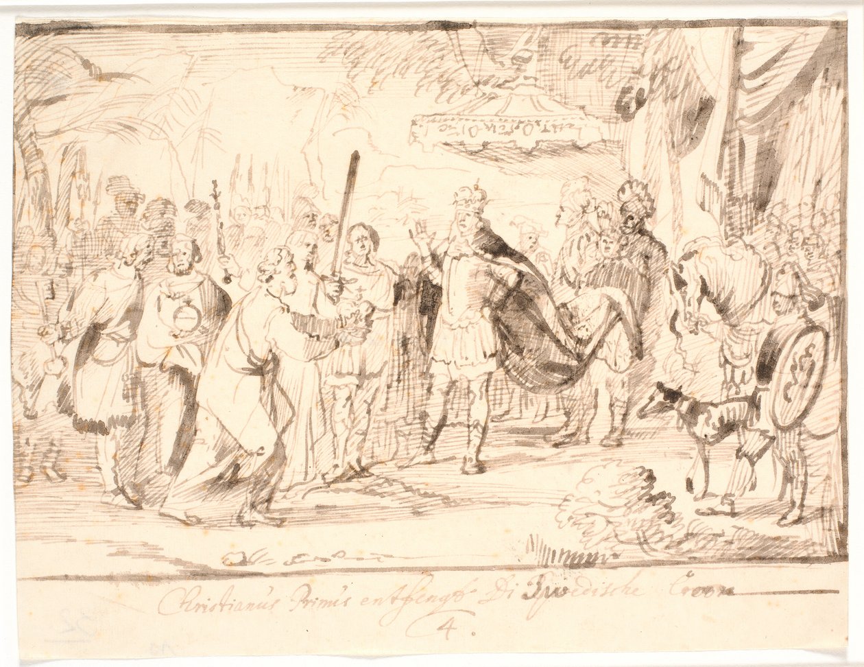 Christian I hyldes som konge af Sverige, maj 1458 af Jürgen Ovens