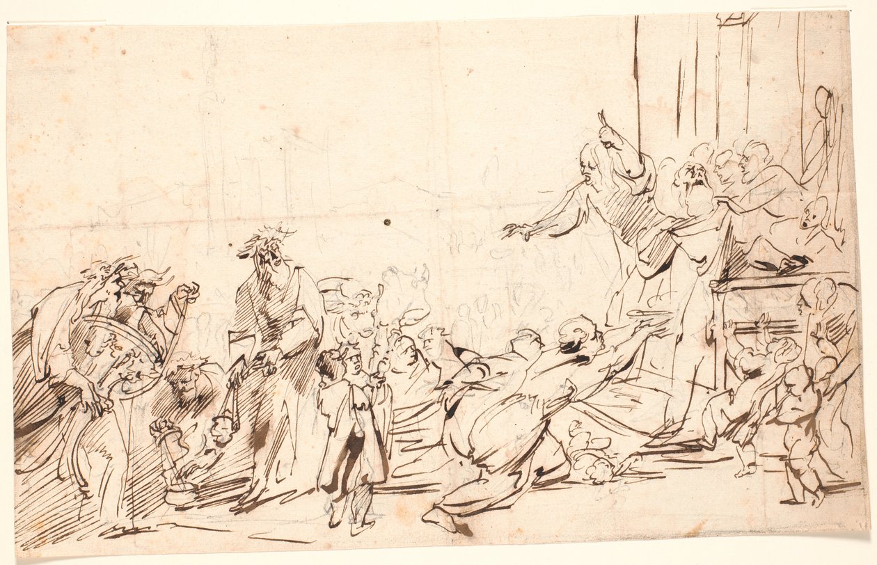 Paul i Lystra af Jürgen Ovens