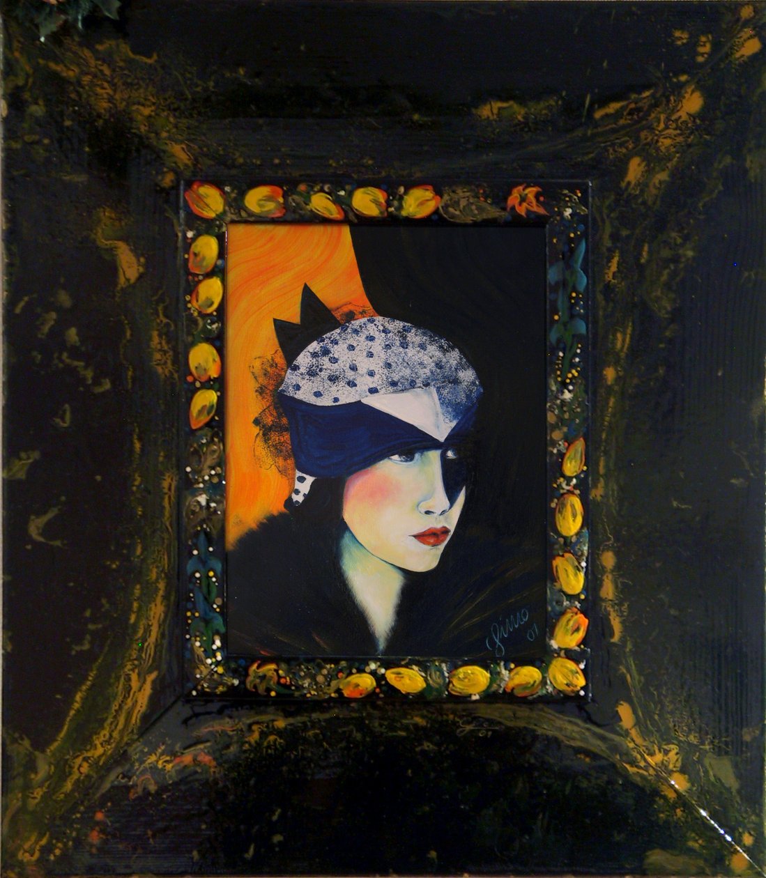Belle Epoque III -Dame med silkehætte- af JuleSimo
