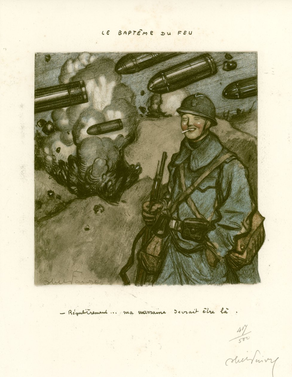 Ilddåb af Jules Abel Faivre