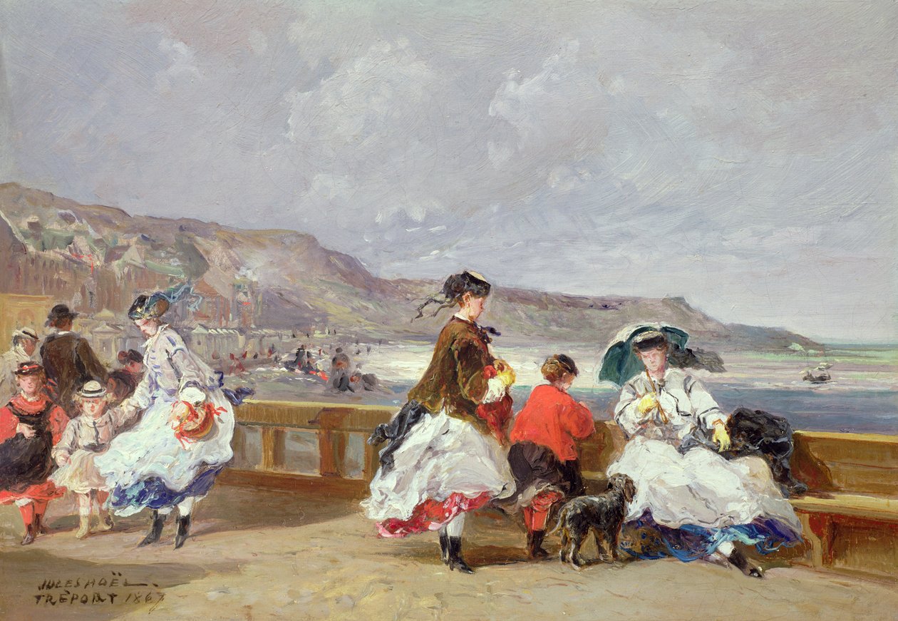 Le Treport, 1867 af Jules Achille Noel