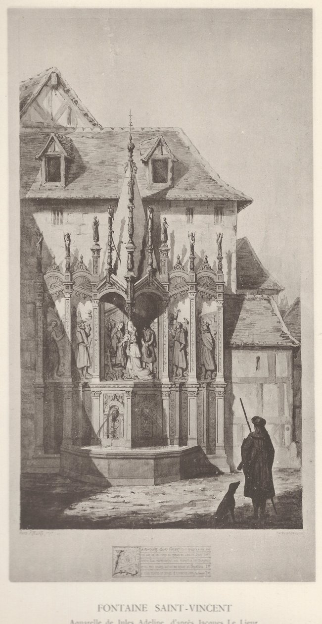 Saint-Vincent-fontænen af Jules Adeline