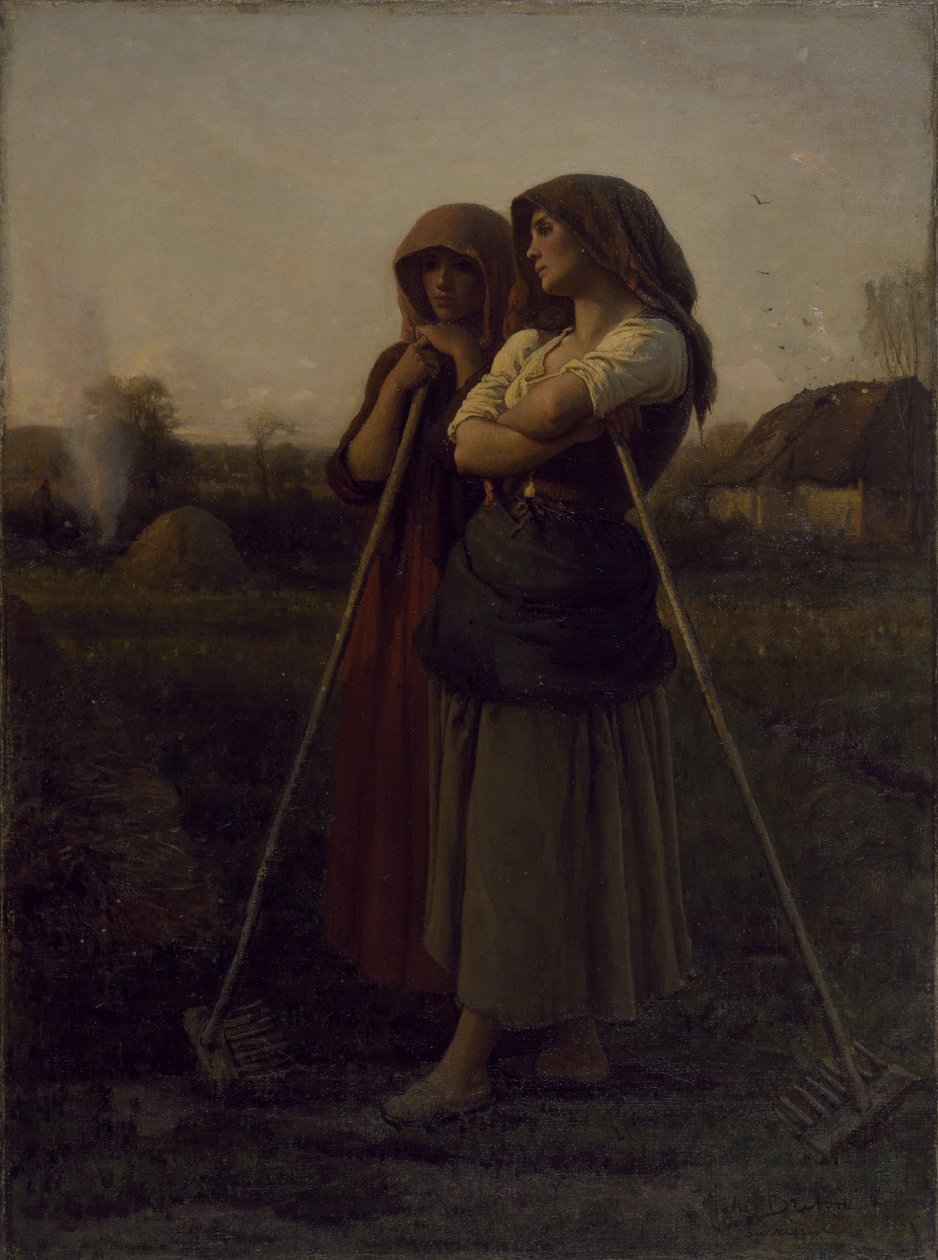 Afslutningen af dagen af Jules Breton