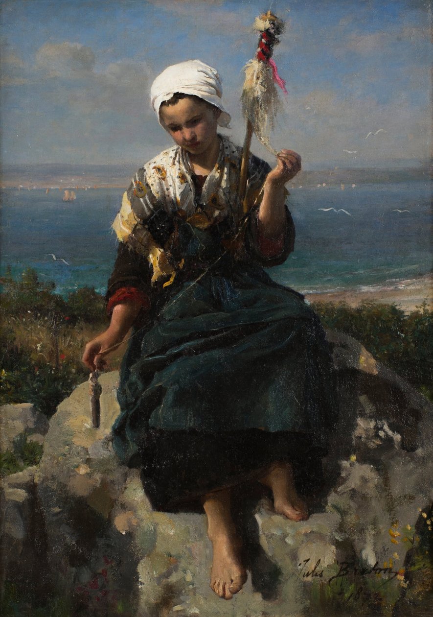 Hørsnurren af Jules Breton