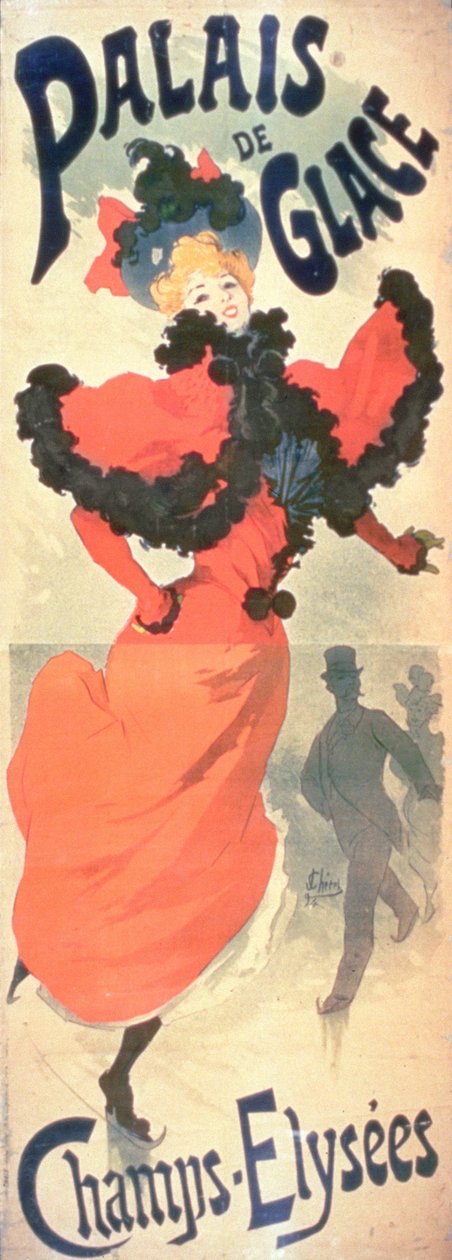 Is-paladset, Champs Elysees, Paris, 1894 af Jules Cheret