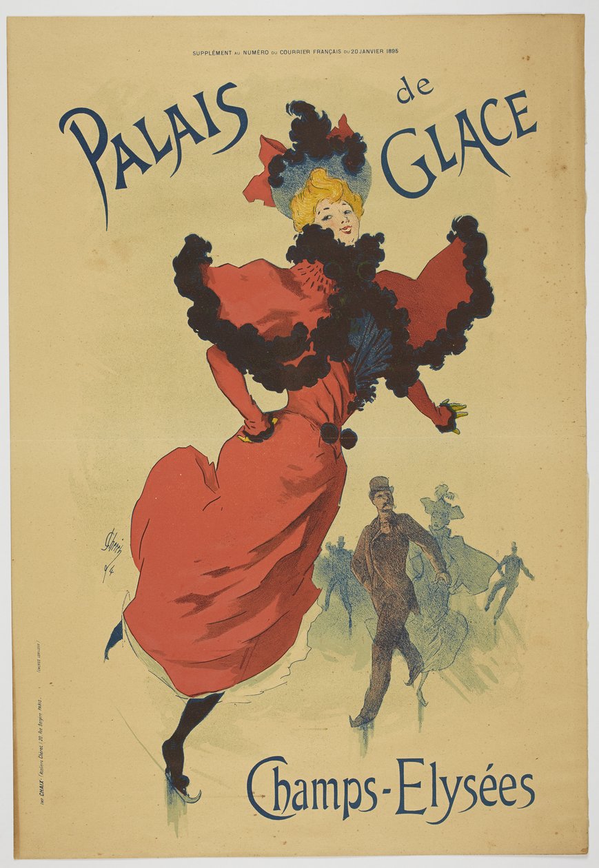 Ice Palace Champs-Elysées, 20. januar 1895 af Jules Cheret