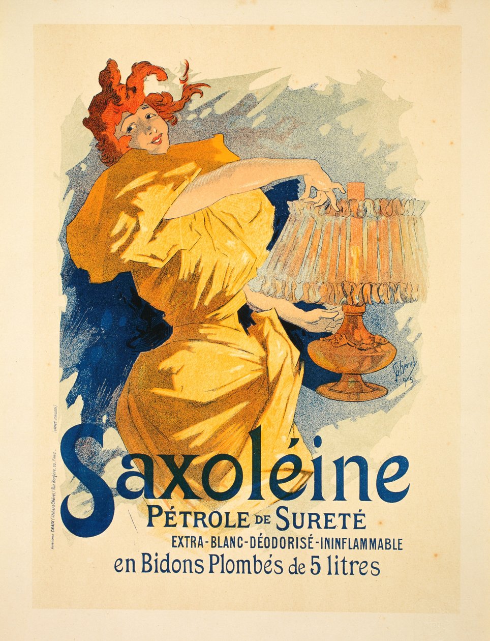 Saxoléine, 1896 af Jules Cheret