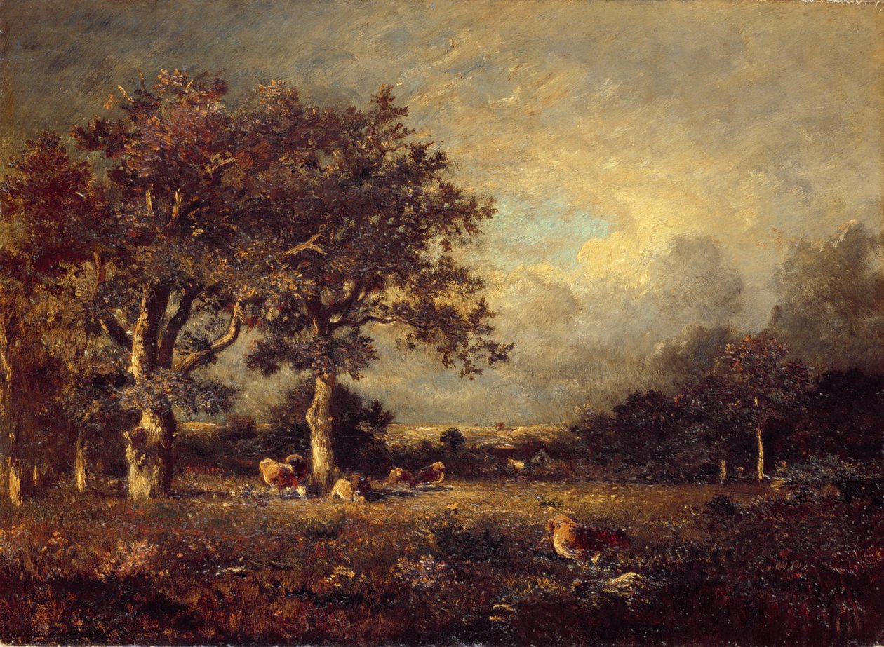 Landskab med køer, 1870