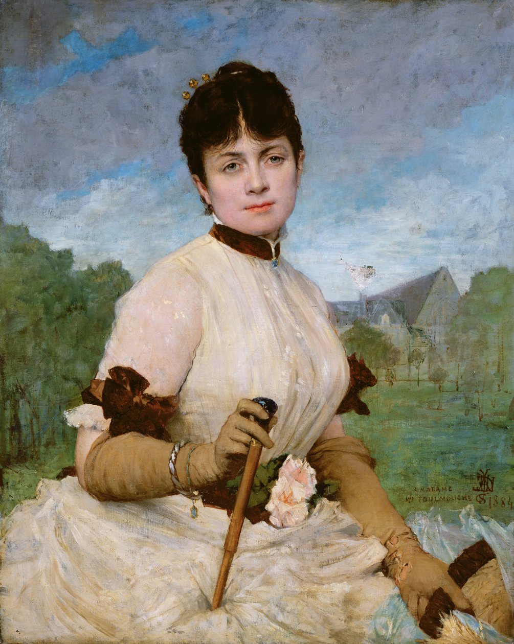 Madame Marie Toulmouche, 1884 af Jules Elie Delaunay